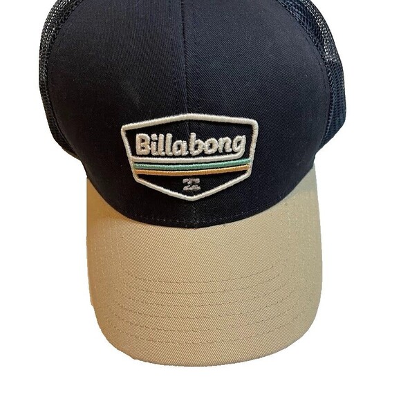 Billabong Trucker Hat Blue Tan Rim Onesize Snapback Surfcore Skatercore - Picture 1 of 4